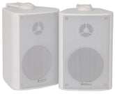 Adastra BC3W Stereo Background Speaker Pair White 3" 60W